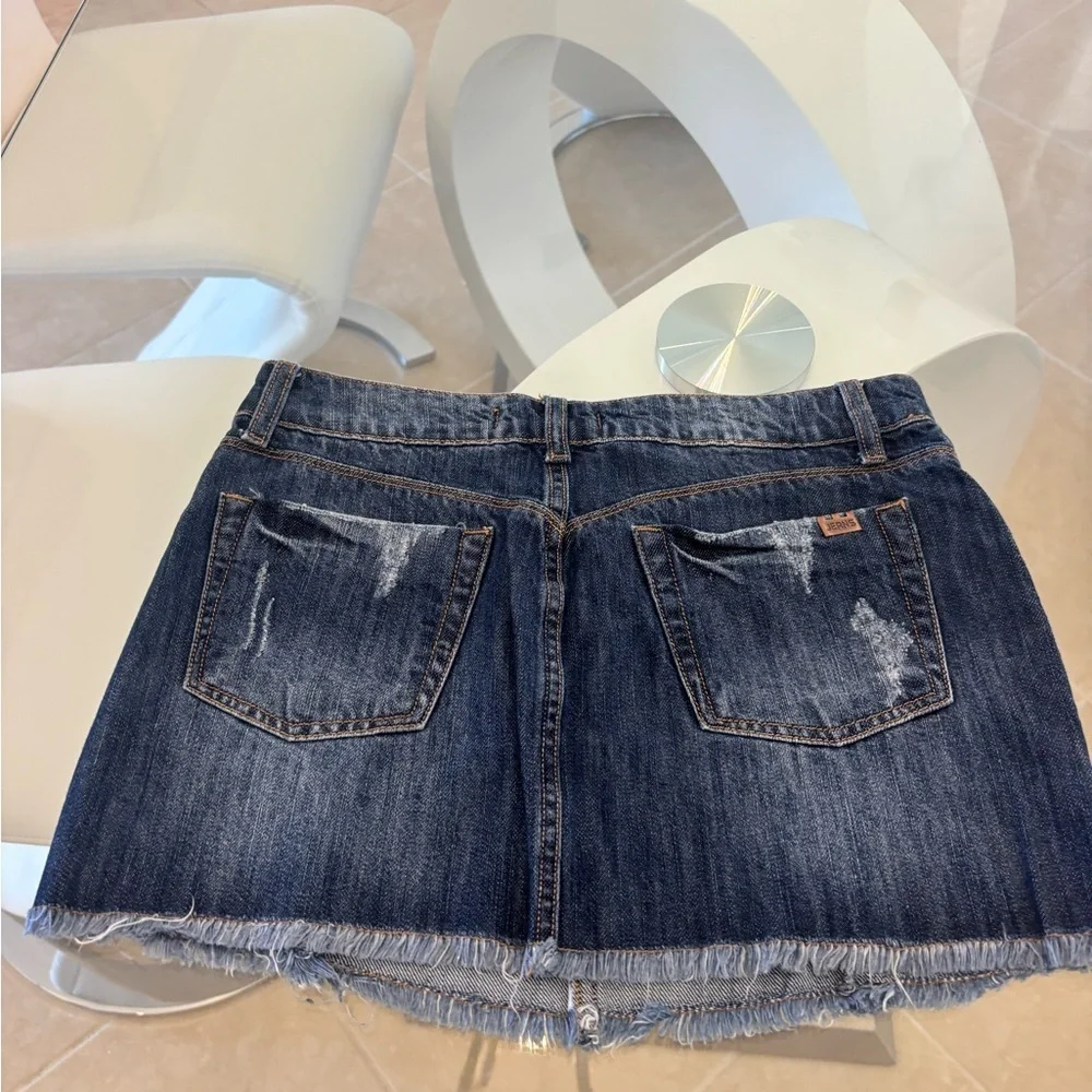Denim Mini Skirt